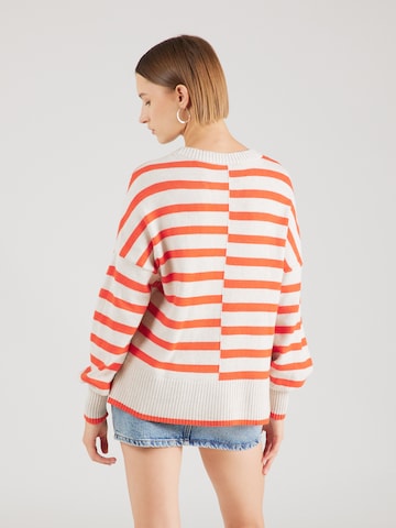 Pull-over 'Bitte' Fransa en rouge