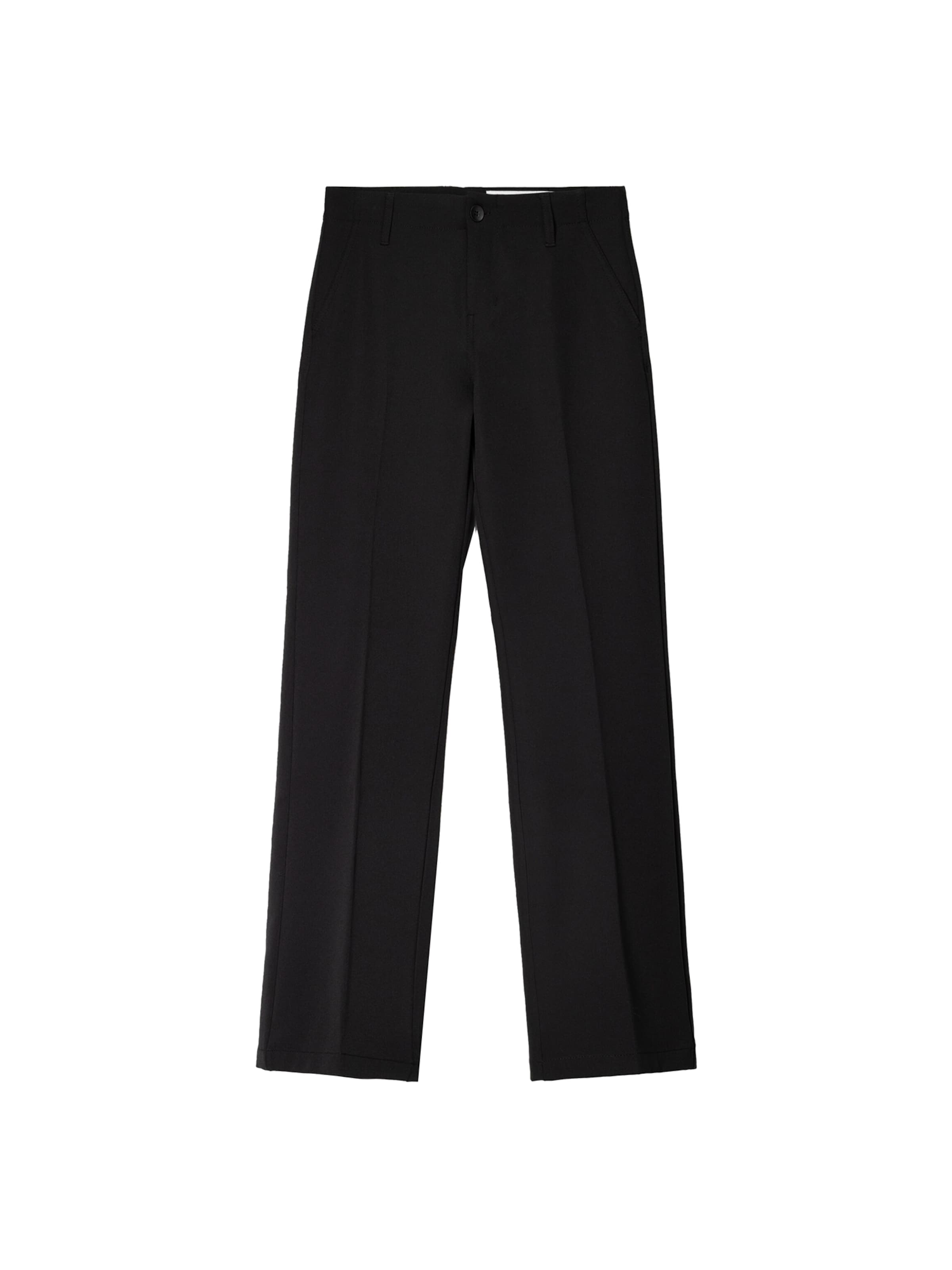 Loosefit Pantaloni di Bershka in nero: frontale