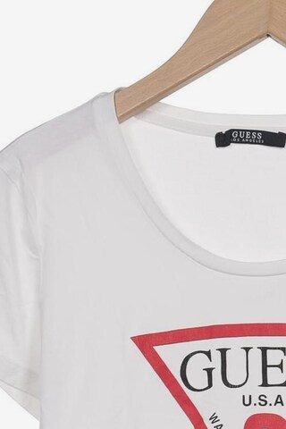 GUESS T-Shirt S in Weiß