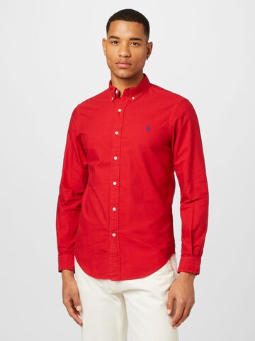Polo Ralph Lauren Slim Fit Skjorte i rød: forside