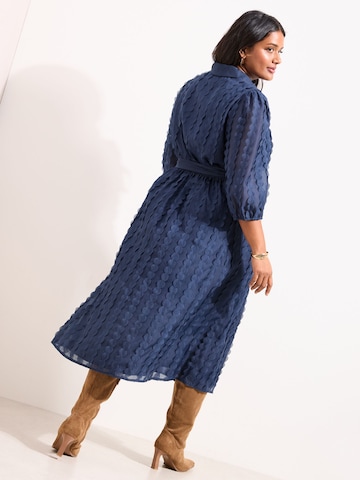Rochie tip bluză de la Lipsy pe albastru