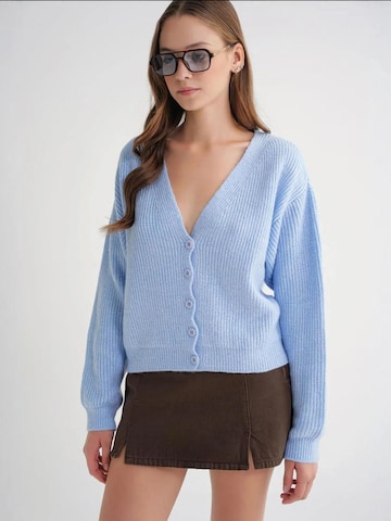 MixRay Gebreid vest in Blauw