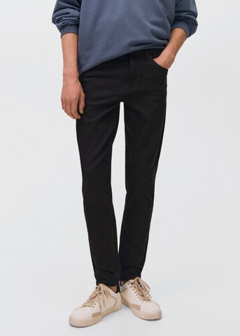 MANGO TEEN Slim fit Jeans in Black: front