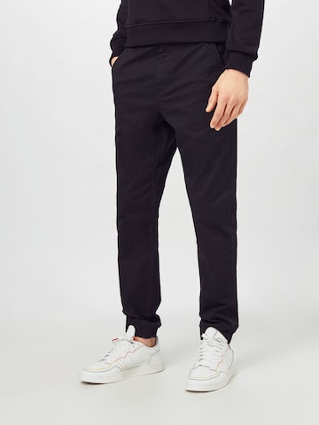 Tapered Pantaloni chino 'Cam' di Only & Sons in nero: frontale