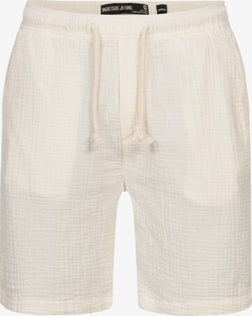 Regular Pantalon INDICODE JEANS en blanc : devant