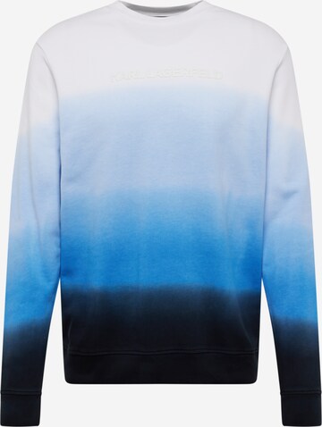 Karl Lagerfeld Μπλούζα φούτερ σε μπλε: μπροστά