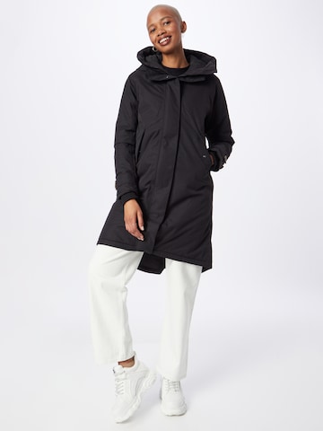 Didriksons Raincoat in Black: front