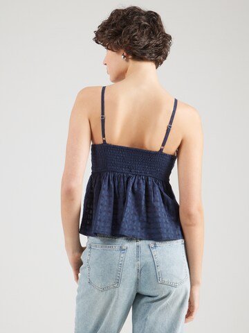 Top di HOLLISTER in blu
