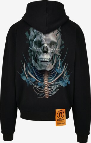 Forgotten Faces Sweatshirt 'Eroded Ultra' in Black