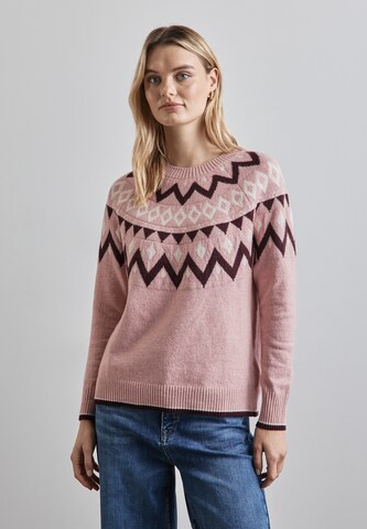 STREET ONE Pullover in Pink: Vorderseite