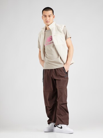 new balance Тениска в сиво