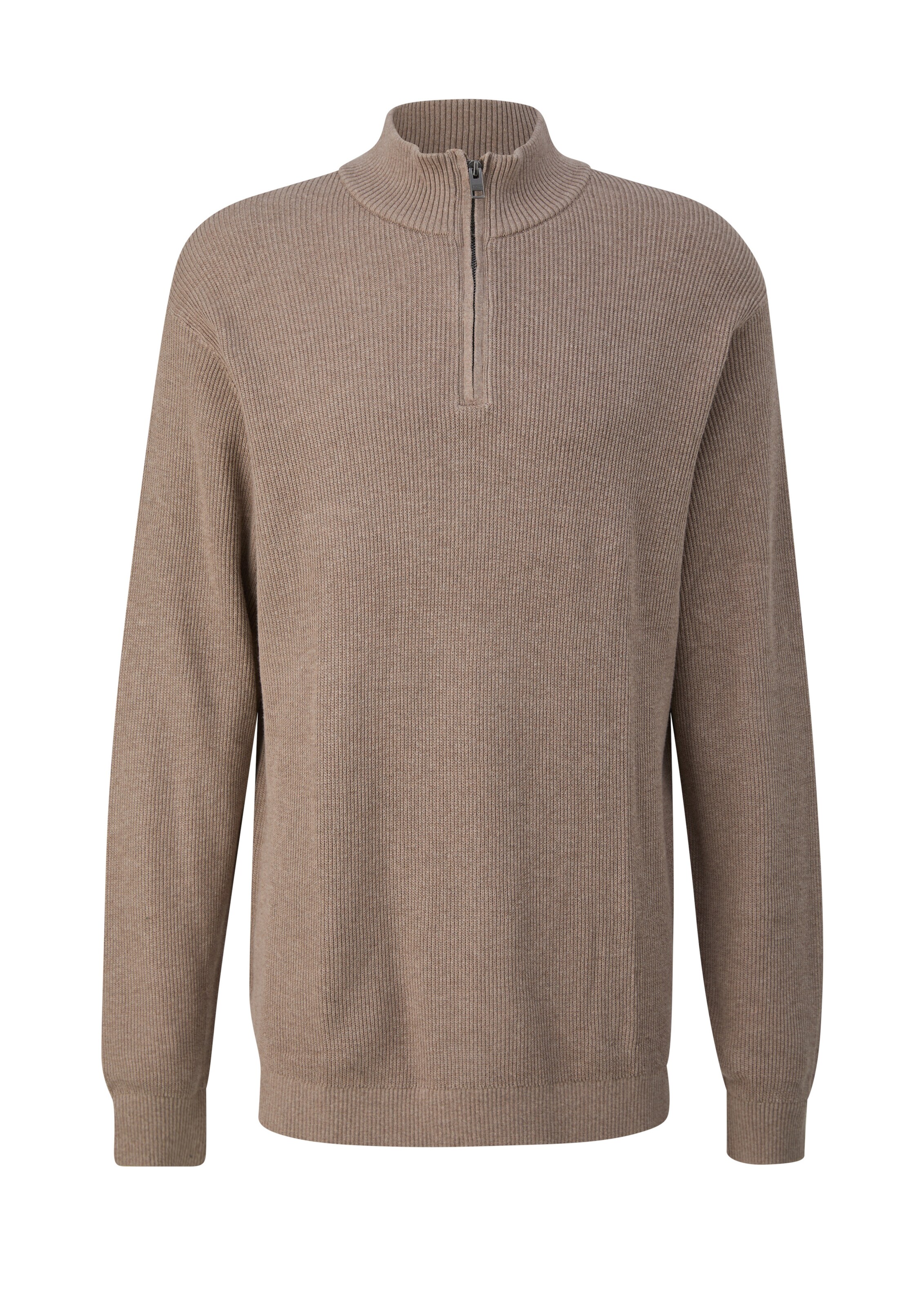 s.Oliver Men Big Sizes Sweater in Brown: front