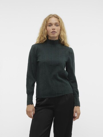 VERO MODA Shirt in Groen: voorkant