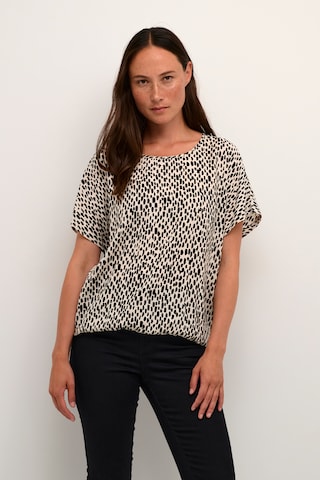 Kaffe Blus 'Jetta' i beige: framsida