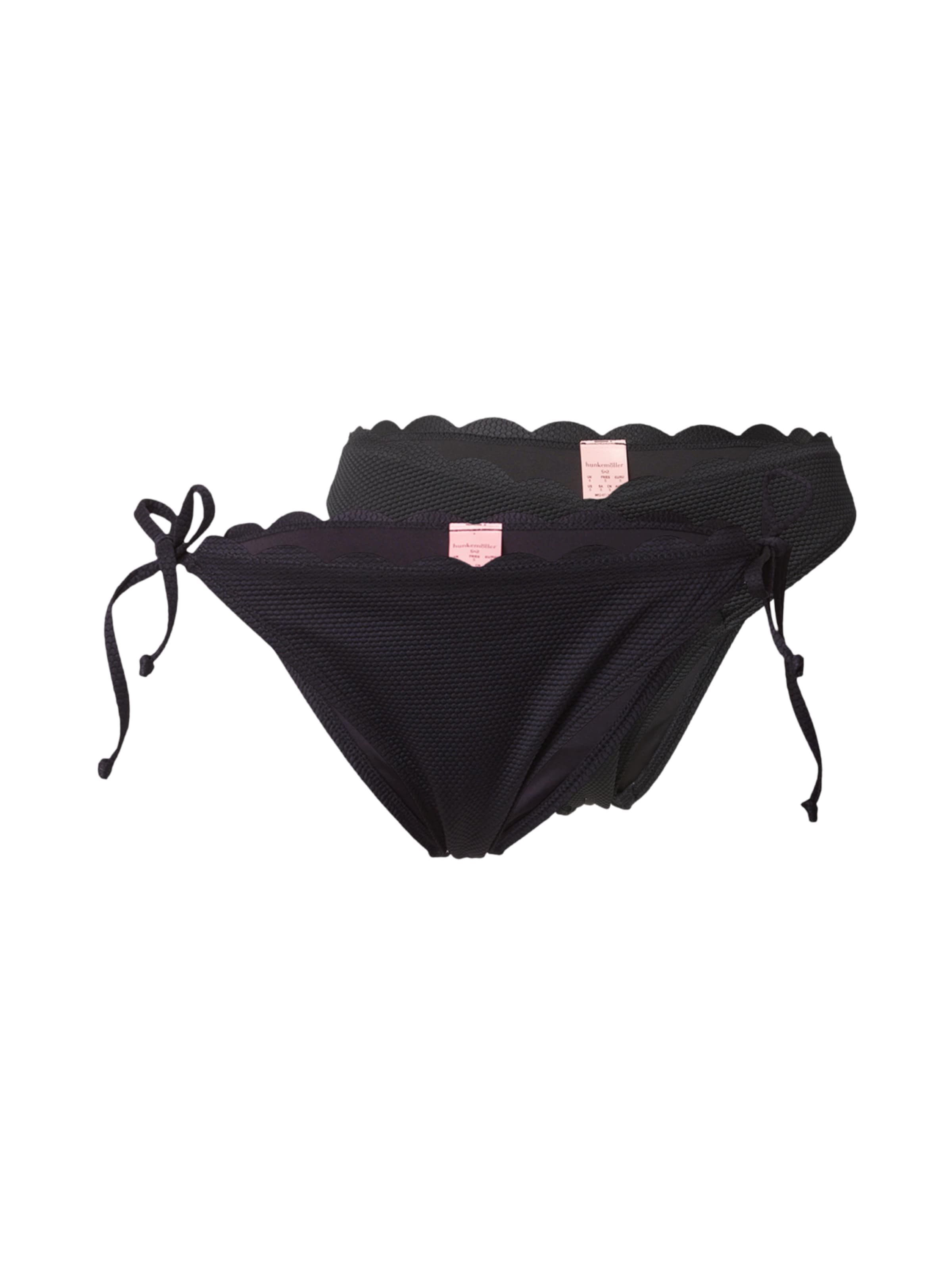 Hunkemöller Bikini bottom 'Scallop' in Black: front