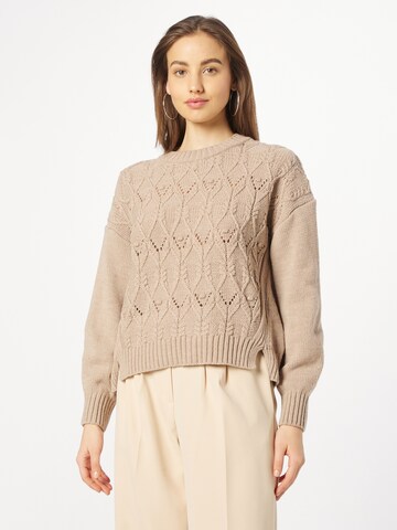 UNITED COLORS OF BENETTON - Jersey en beige: frente