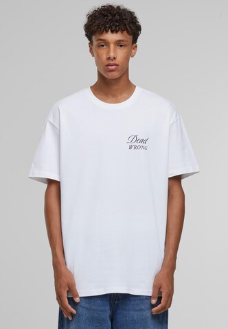 T-Shirt 'Dangerous Grounds' MT Upscale en blanc