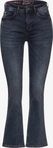 STREET ONE Flared Jeans in Blue: front