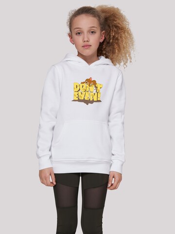 F4NT4STIC Sweatshirt 'Tom and Jerry Don't Even' in Weiß: predná strana