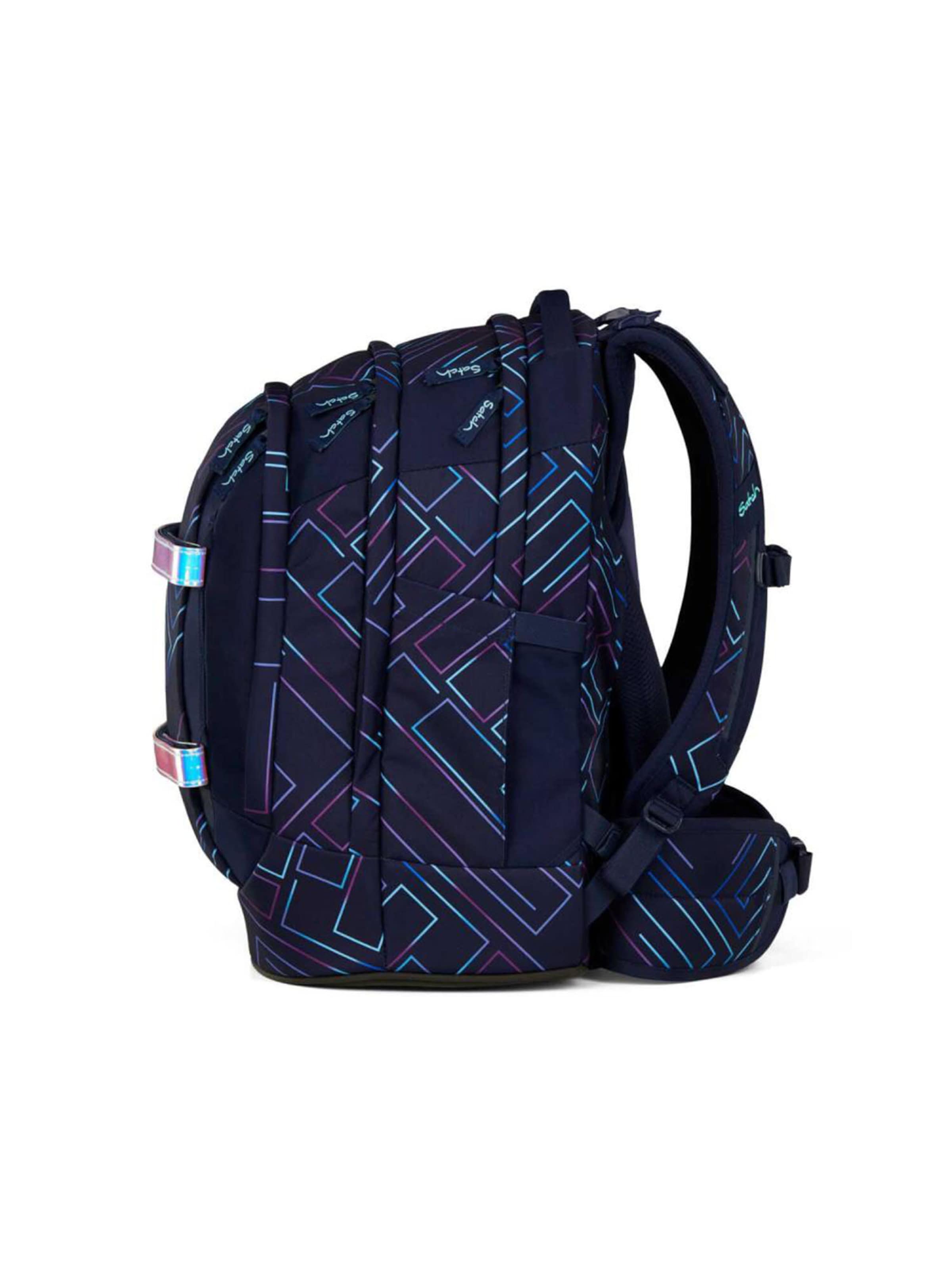 Satch Backpack 'Pack Schulrucksack Set 3tlg' in Blue