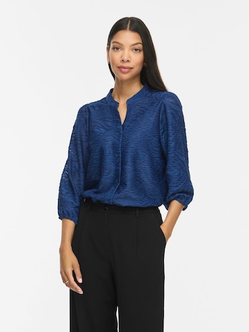 VILA Bluse 'VIFina' in Blau: Vorderseite