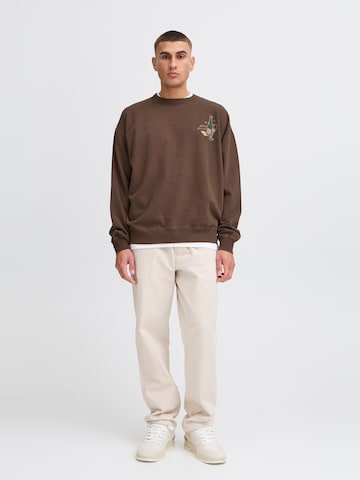 !Solid Pullover 'SDRAMI' in Braun