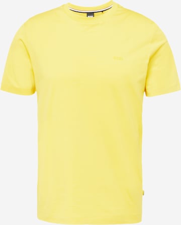 T-Shirt 'Thompson 01' BOSS Black en jaune : devant