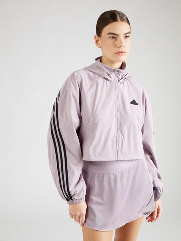 ADIDAS SPORTSWEAR Športna jakna | vijolična barva