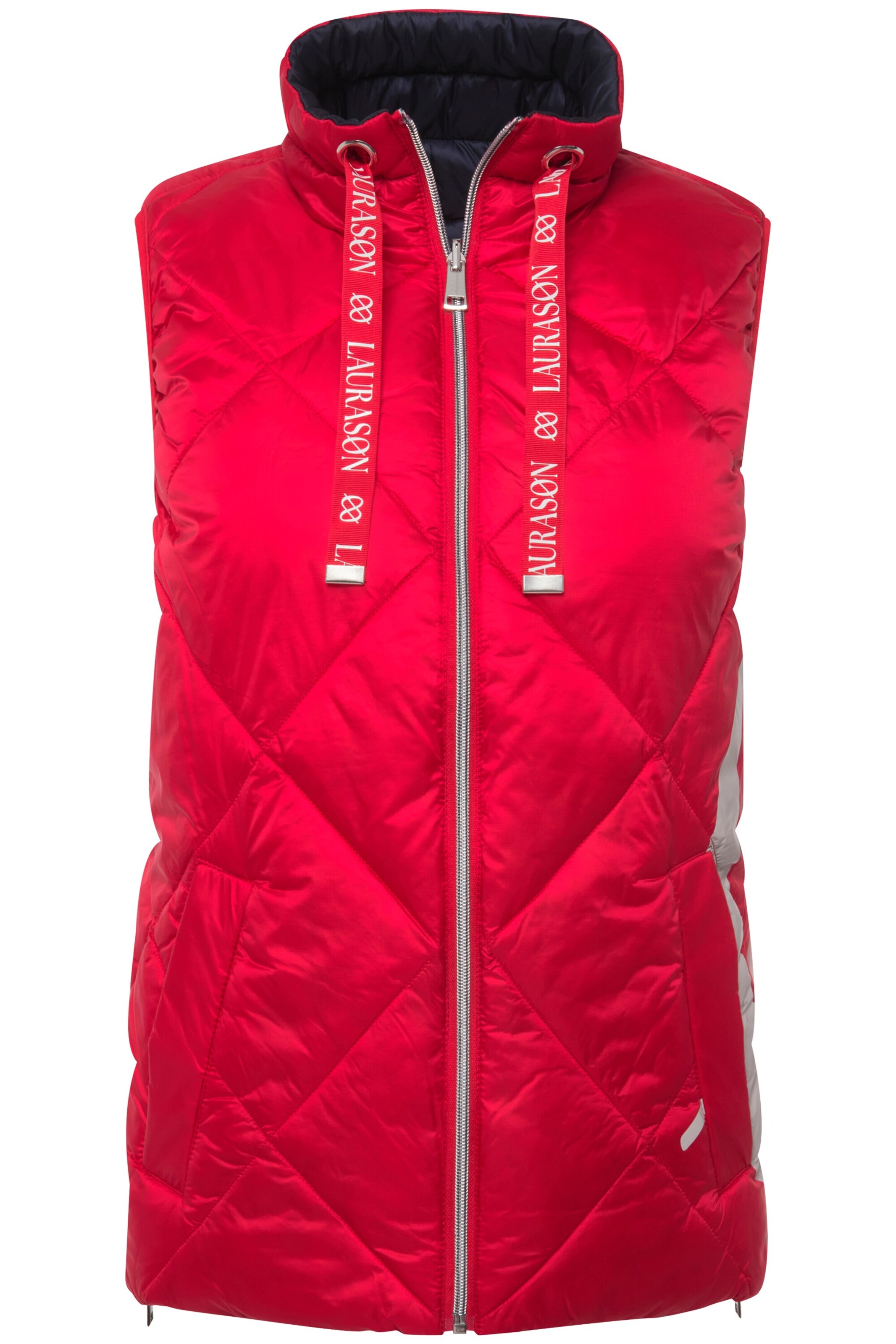 LAURASØN Bodywarmer in Rood: voorkant