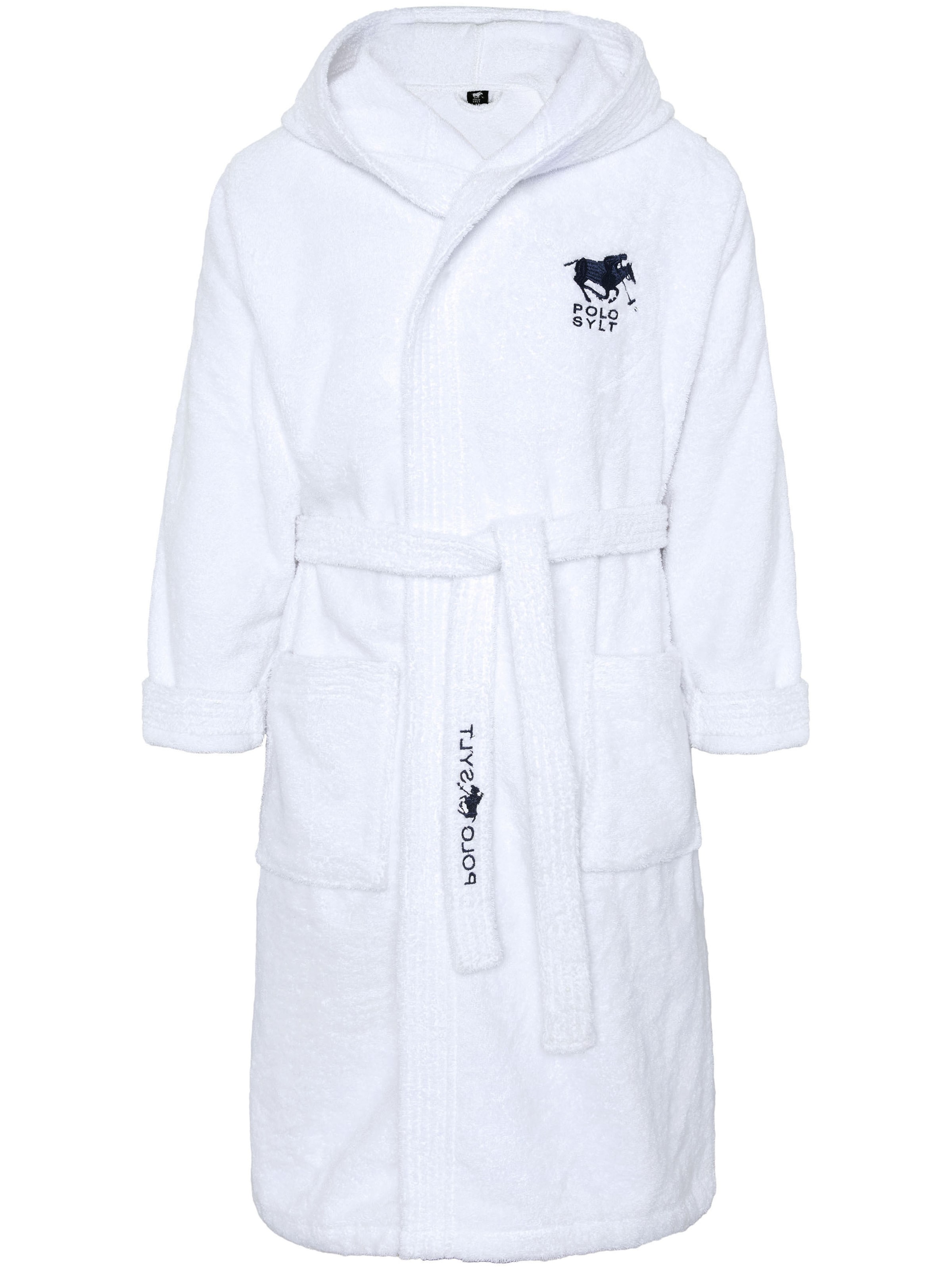 Polo Sylt Bademantel in Weiß: Vorderseite