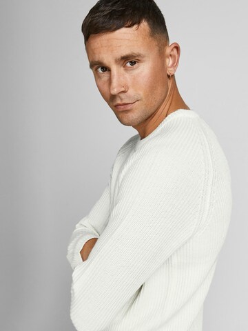 JACK & JONES Sweater 'Pannel' in White