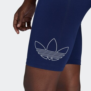 ADIDAS ORIGINALS Skinny Leggings 'Bike' in Blue