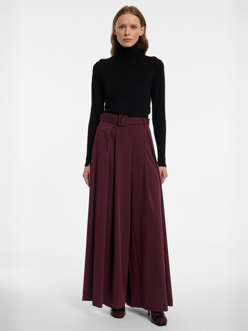 Ana Alcazar Regular Trousers 'Enophys' in Purple: front