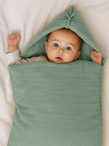 PAPATE - Saco de dormir en verde: frente
