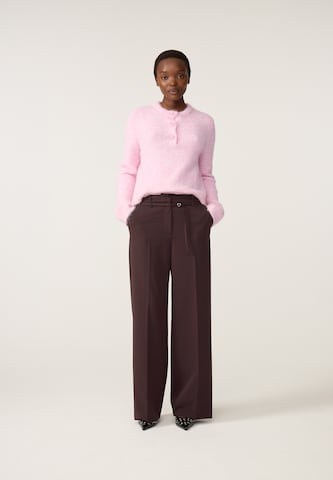 Fabienne Chapot Regular Broek in Bruin: voorkant
