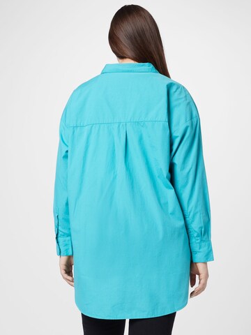 ONLY Carmakoma Blouse 'MINSA' in Blauw