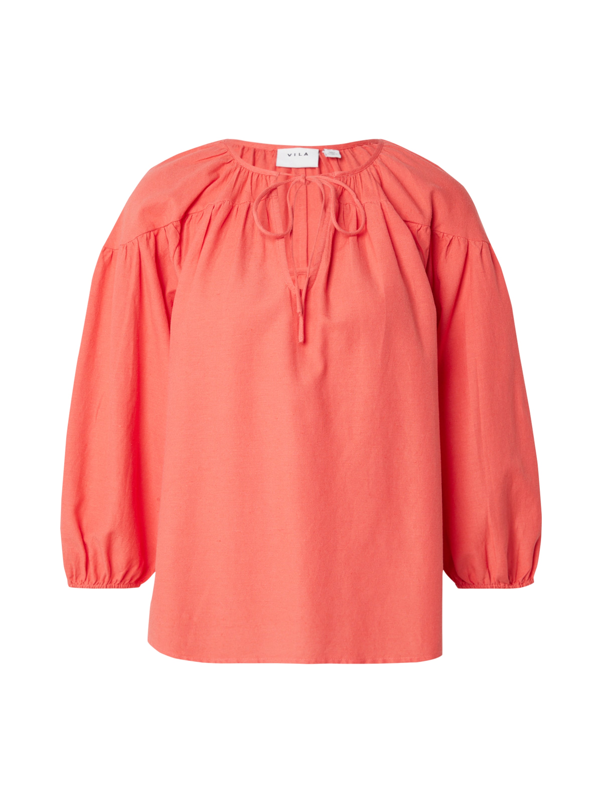 VILA Блуза в червено: отпред