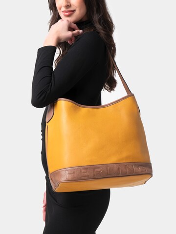 Herling Handtasche 'Quincy' in Gelb