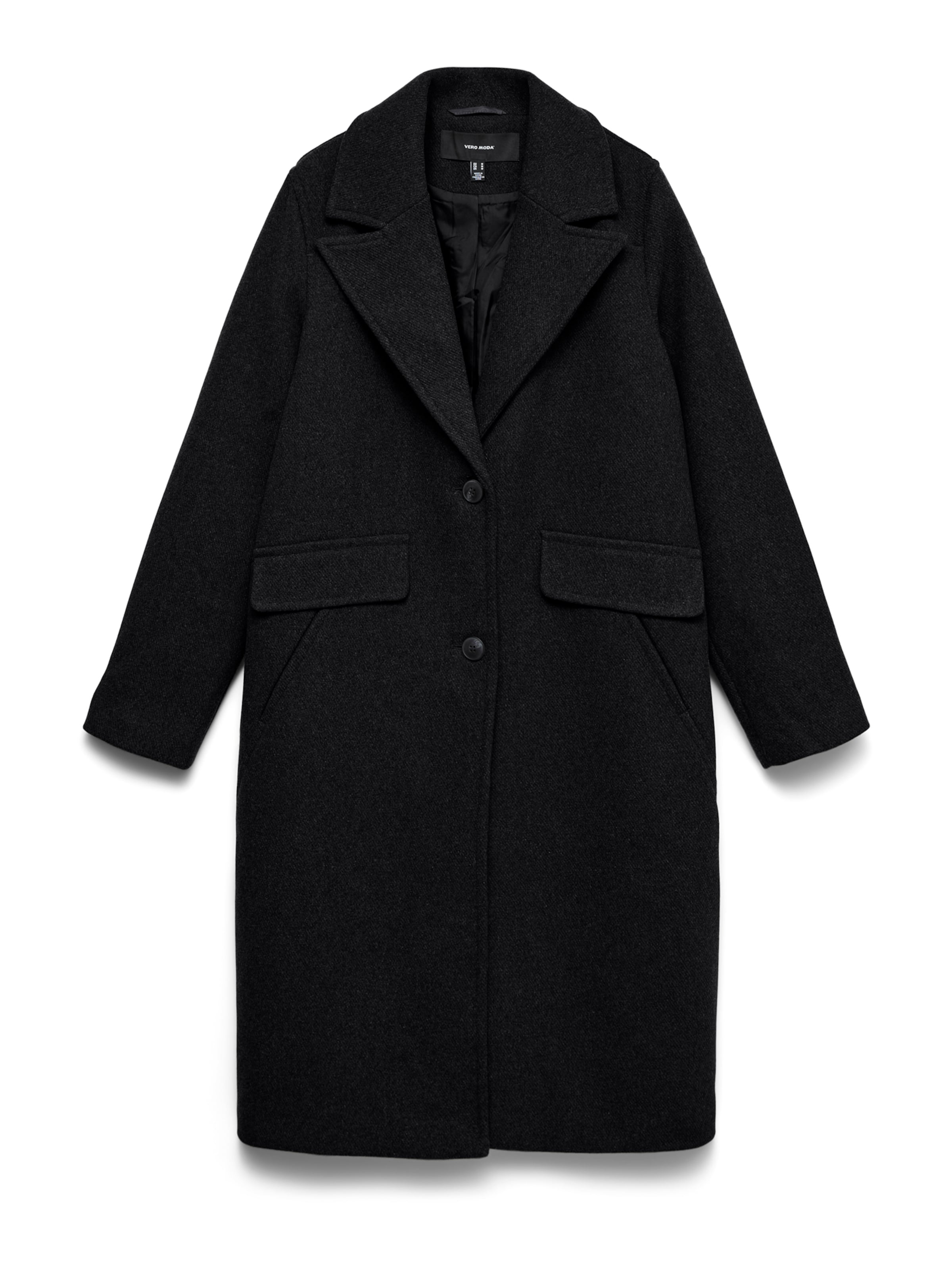 VERO MODA Between-Seasons Coat 'VMUNA' in Black: front