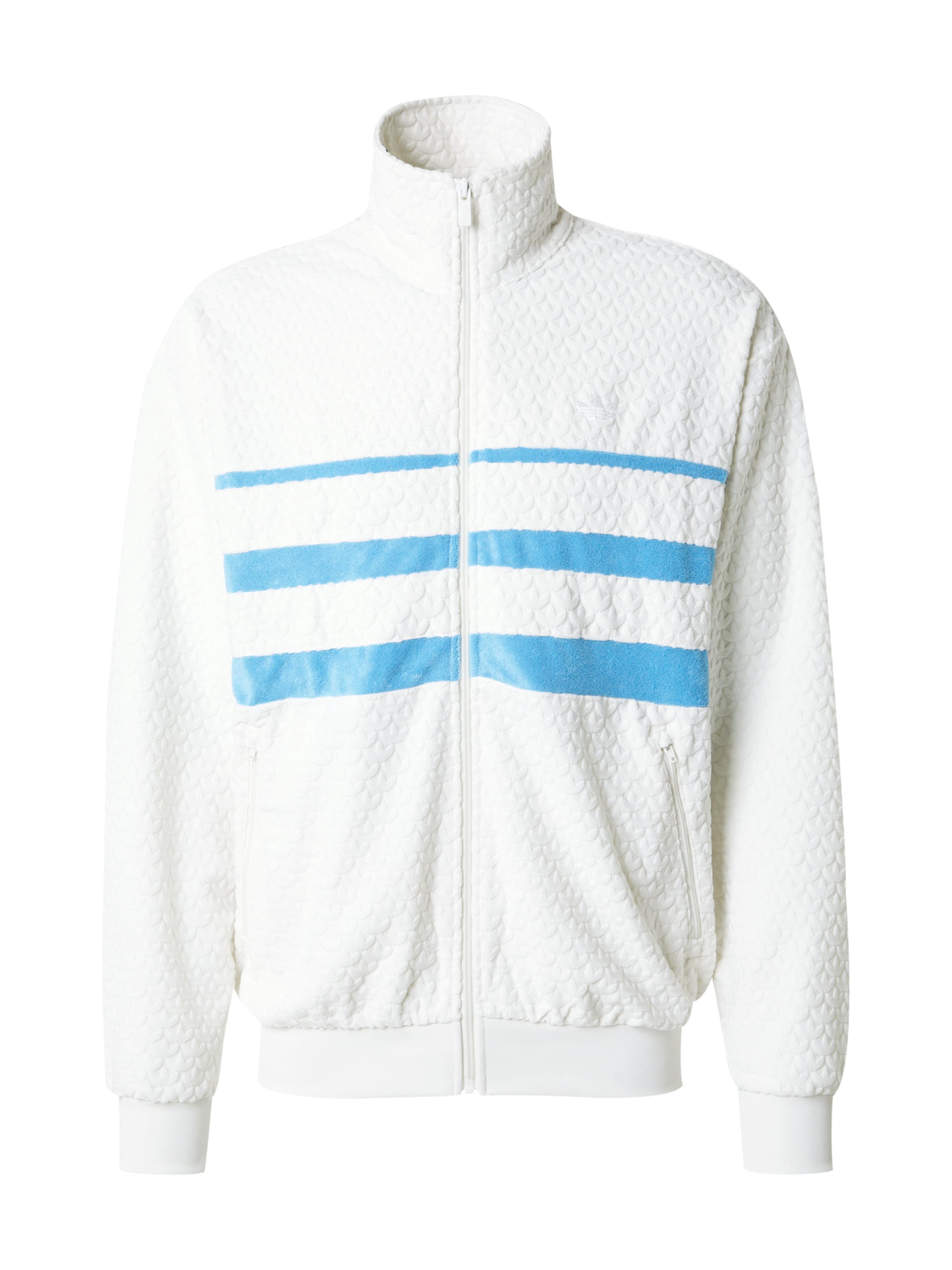 ADIDAS ORIGINALS Кофта на молнии 'Q12' в Белый: спереди