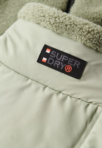 Veste en polaire 'Entspannte' Superdry en vert