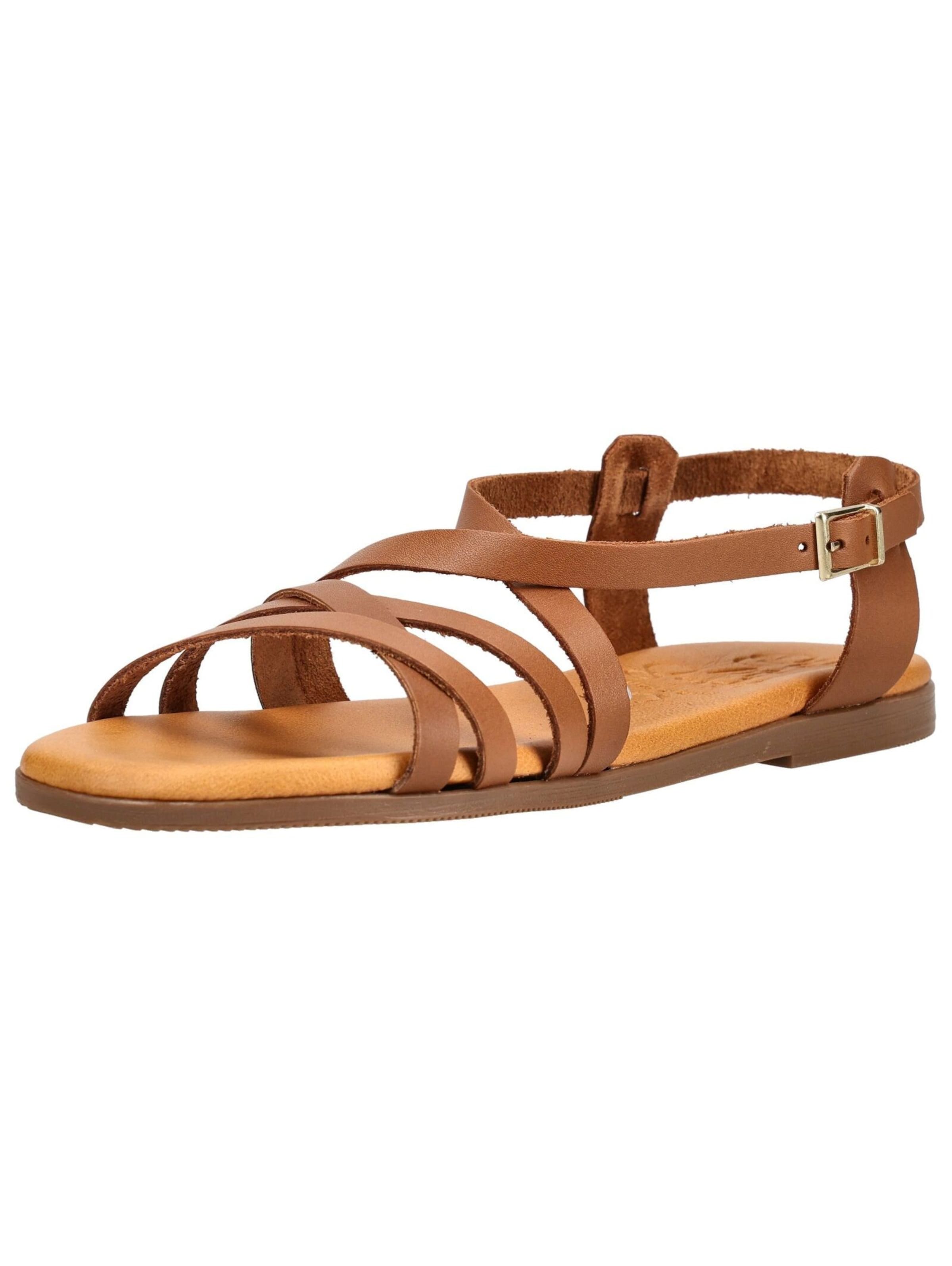 Oh! My Sandals Sandale in Braun: Vorderseite