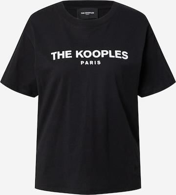 Tricou de la The Kooples pe negru: față