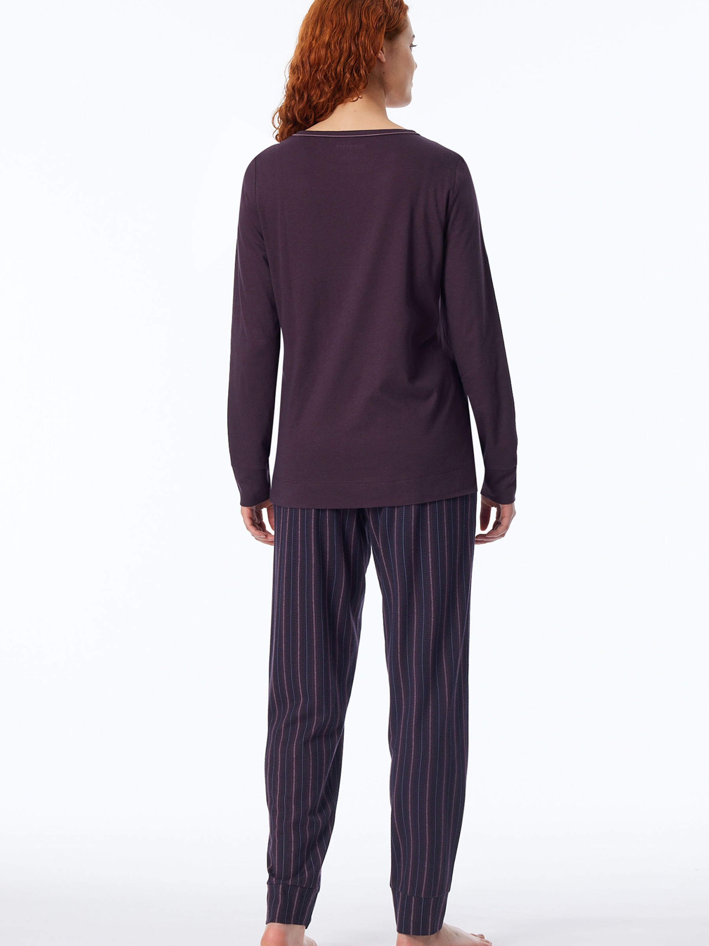SCHIESSER Pyjama ' Comfort Nightwear ' in Lila