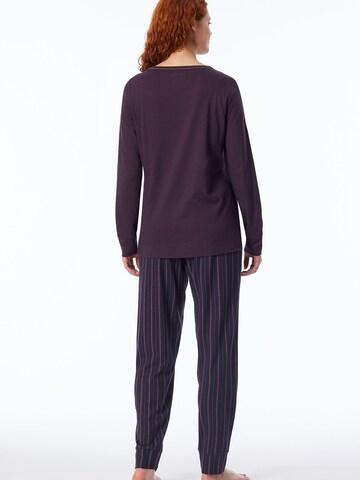SCHIESSER Pyjama in Lila