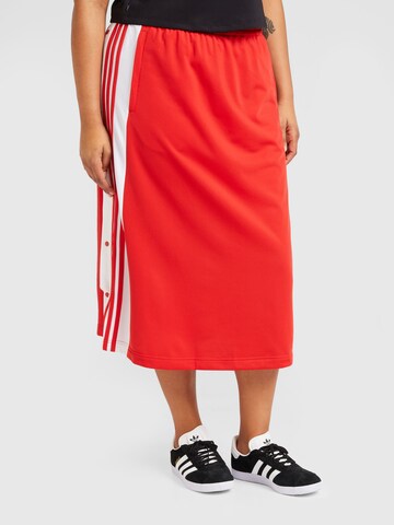 ADIDAS ORIGINALS Skirt 'ADIBREAK' in Red: front