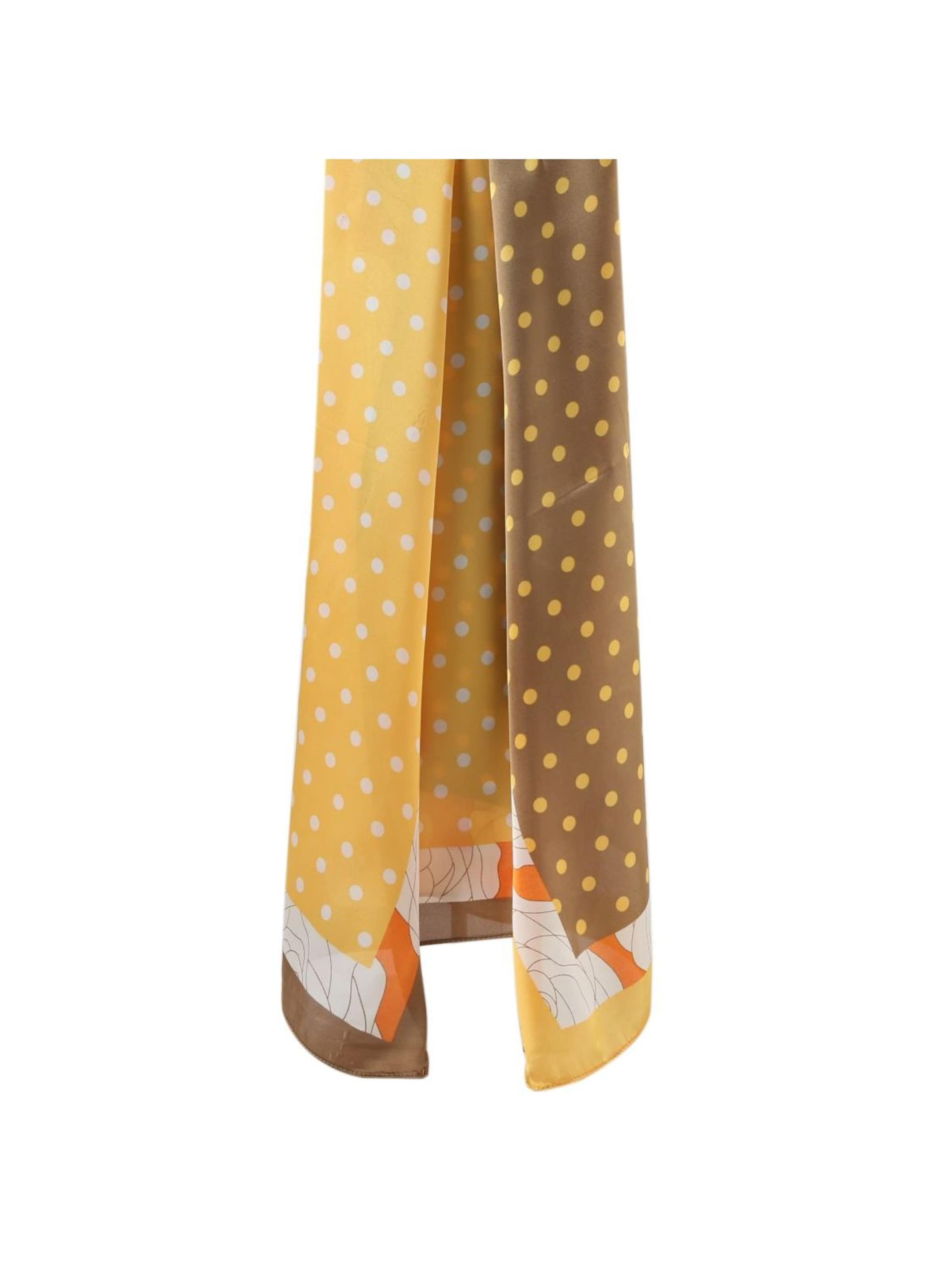 Sciarpa 'Fewpoint Zoé' di alberto cabale in giallo