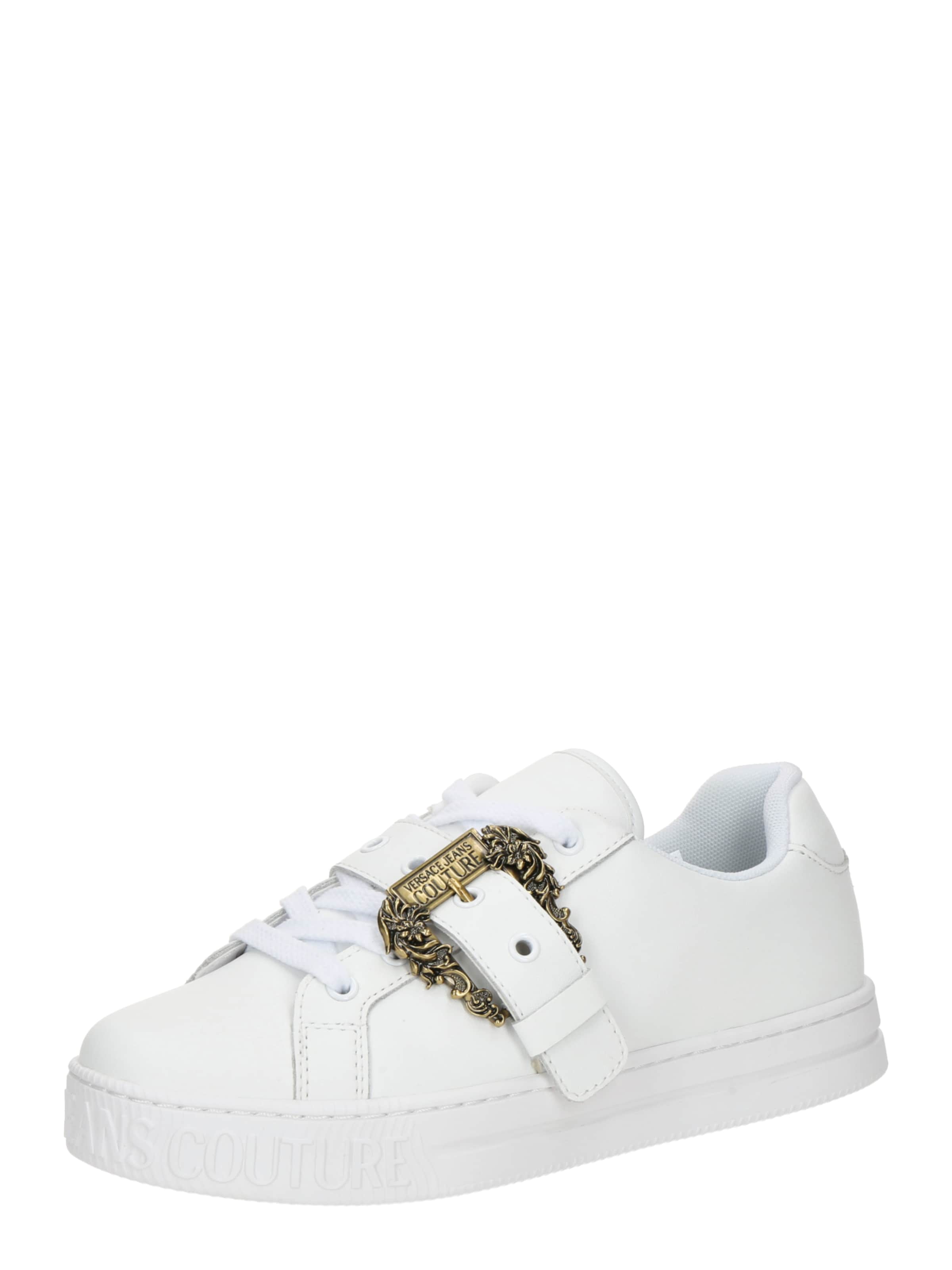 Versace Jeans Couture Trampki niskie w kolorze biały: przód