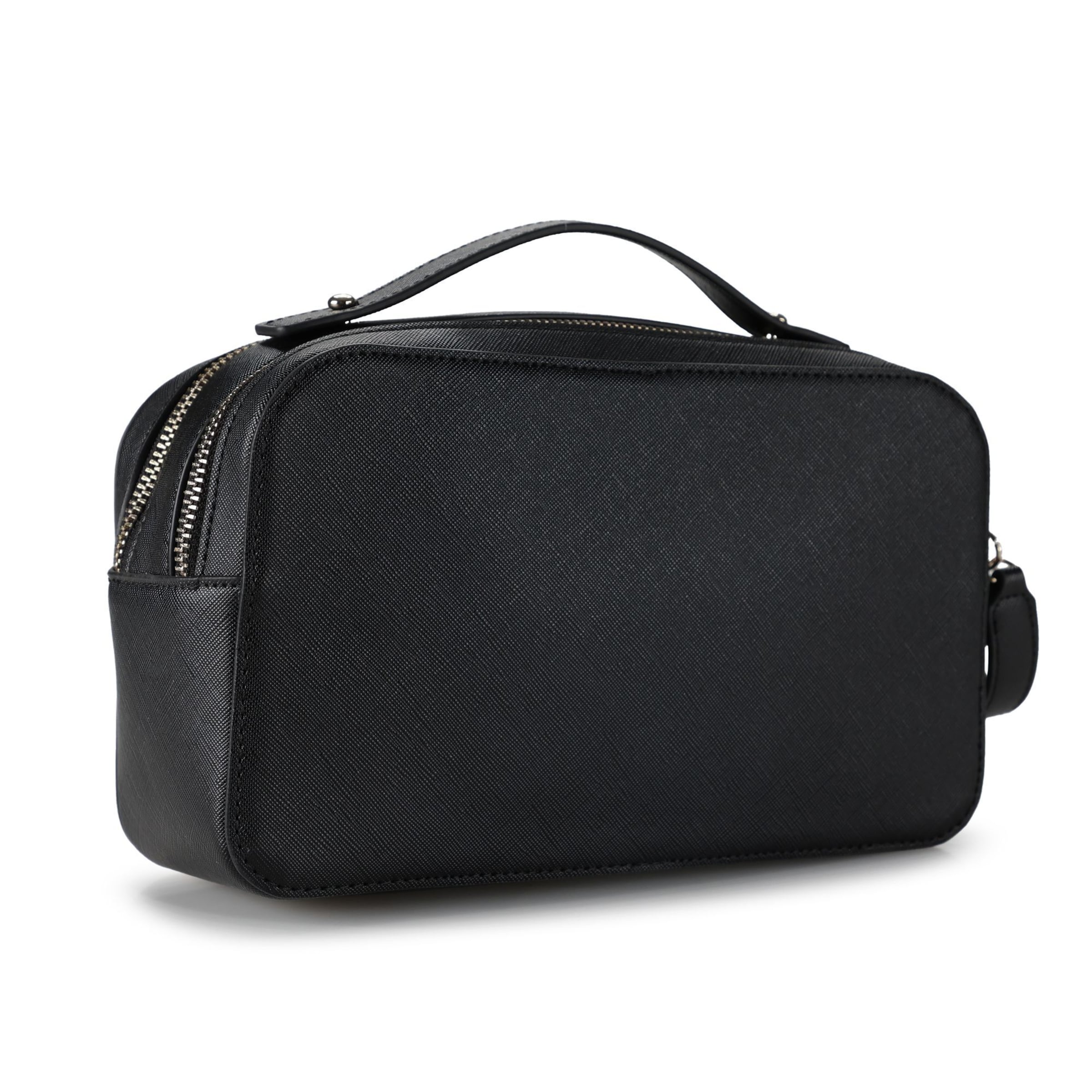 GUESS Toiletry bag 'Double' in Black
