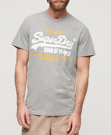 Maglietta di Superdry in grigio: frontale